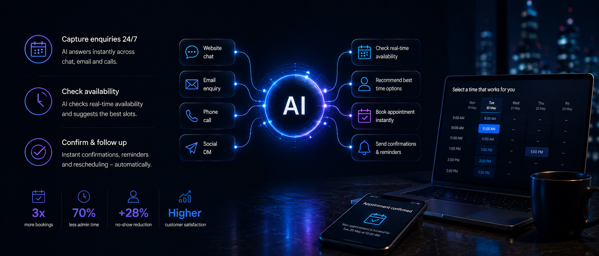 How to Automate Appointment Booking With AI
