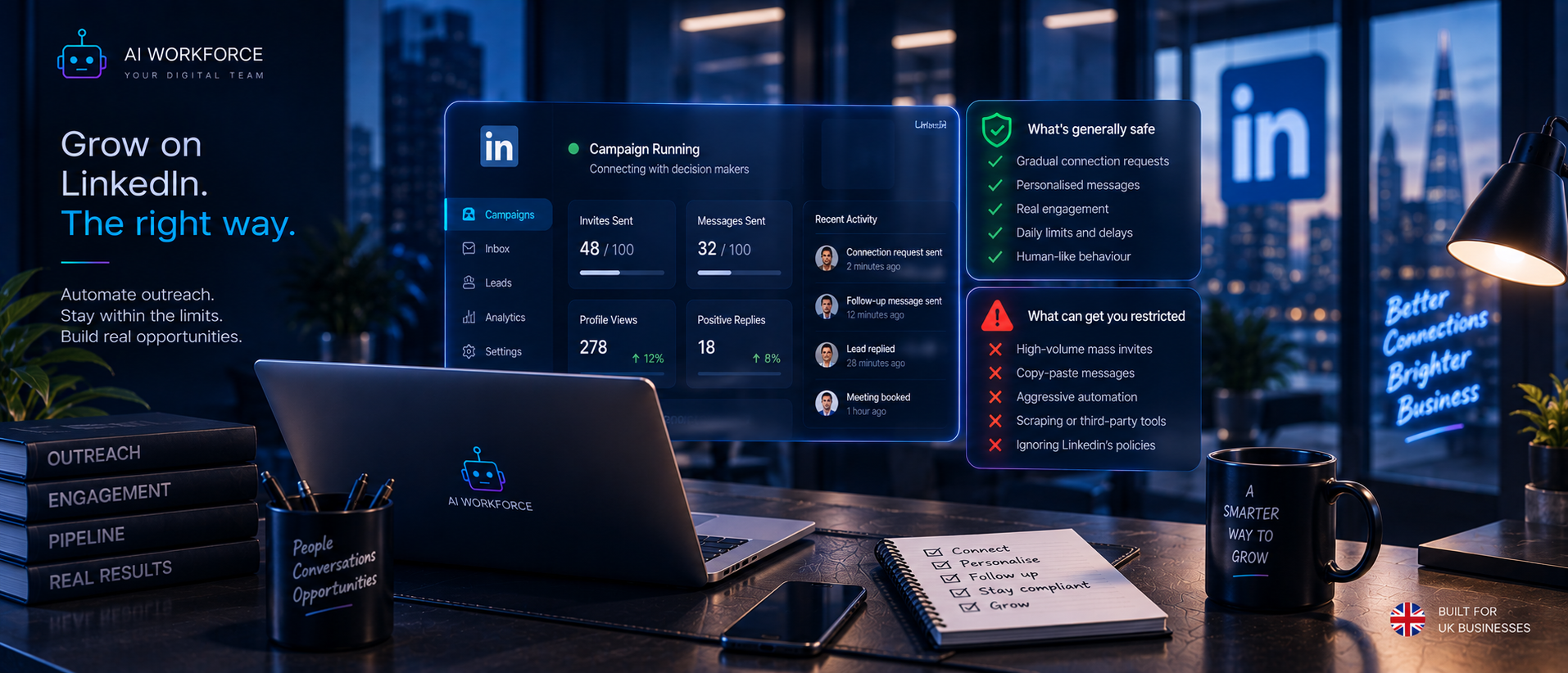 LinkedIn Automation Limits: What Is Safe and What Can Get Your Account Restricted?