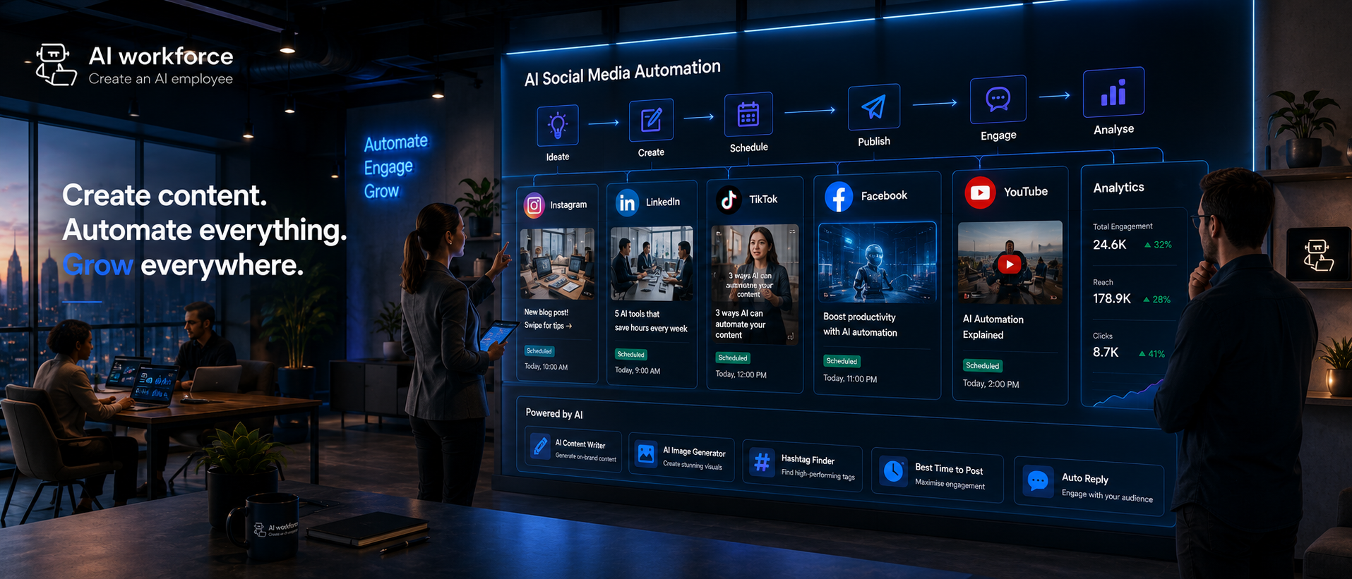Best Social Media Automation Tools Powered by AI