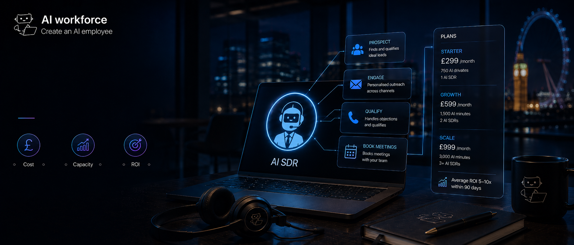AI SDR Pricing UK: Costs, Plans and ROI in 2026