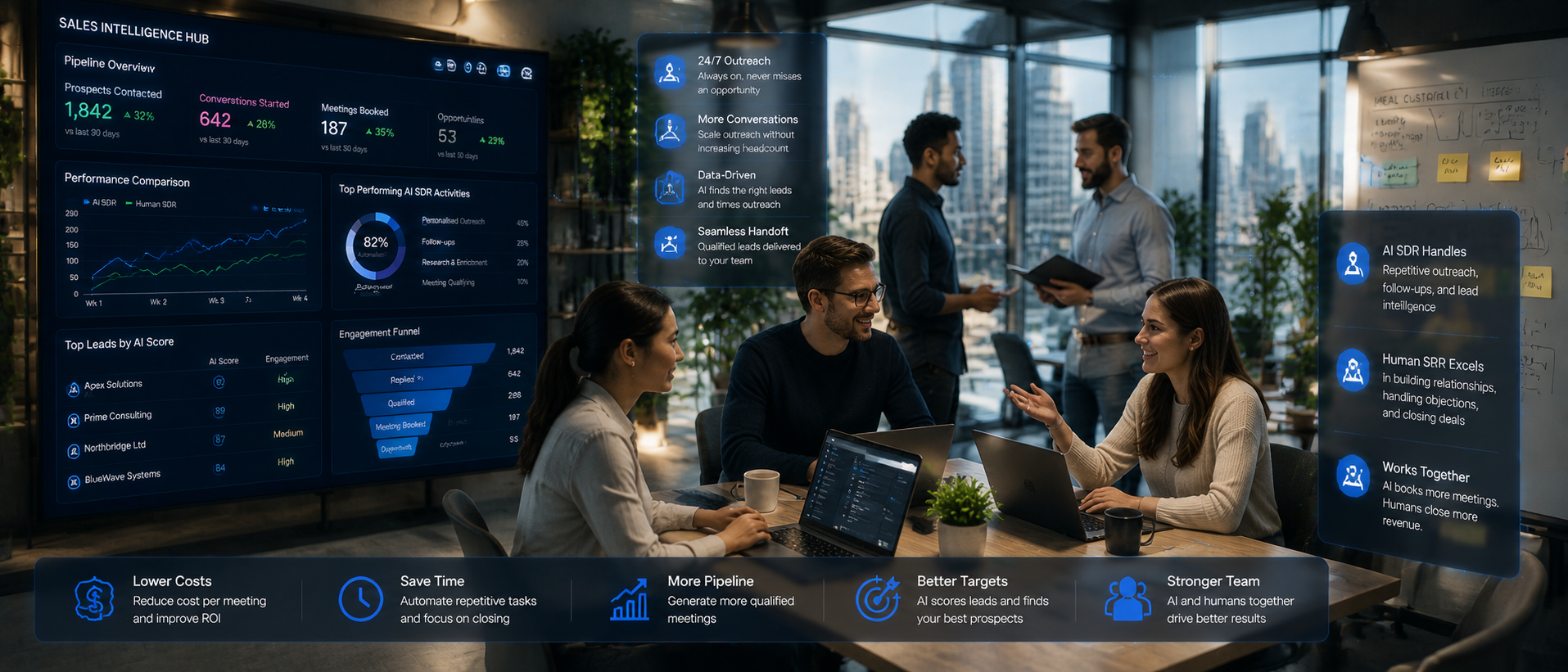 AI SDR vs Human SDR: Costs, Strengths and Best Use Cases
