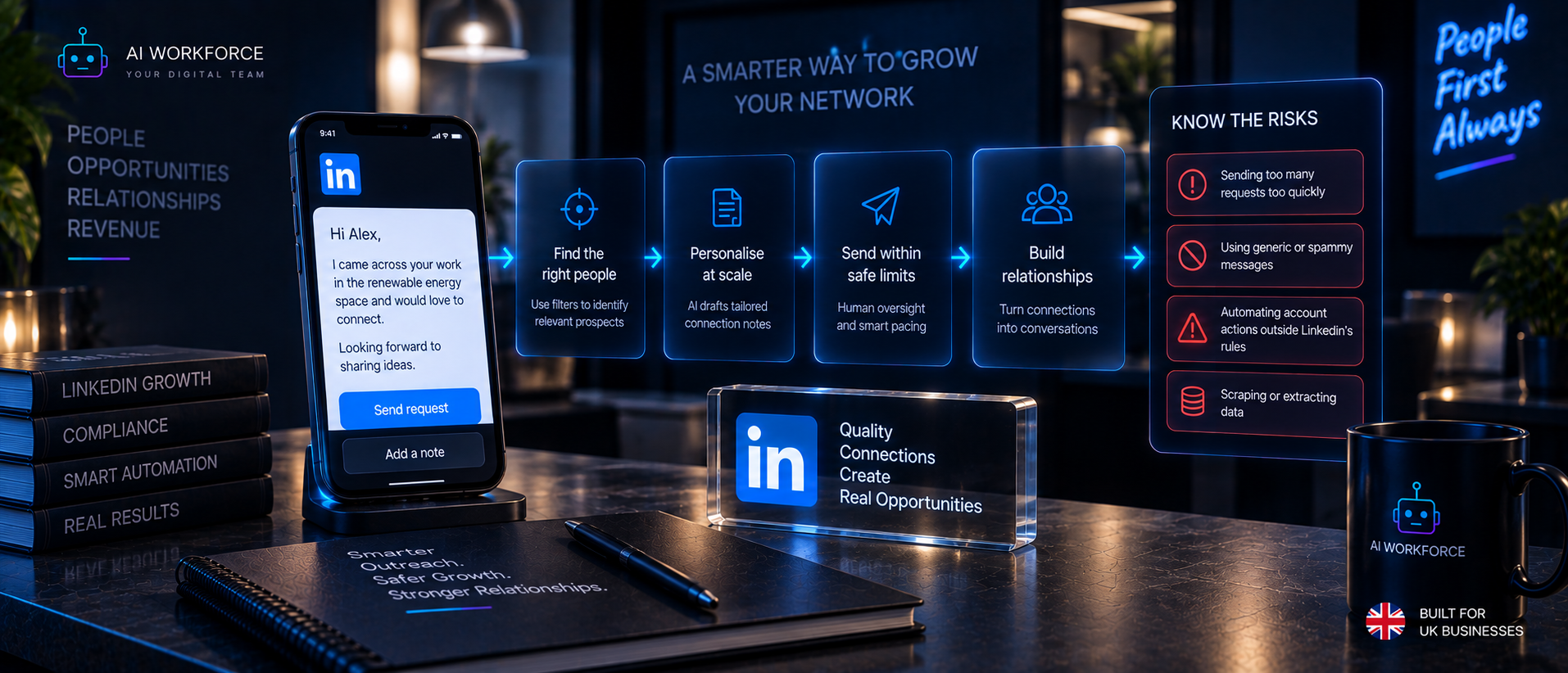 LinkedIn Connection Request Automation: Limits, Workflows and Risks